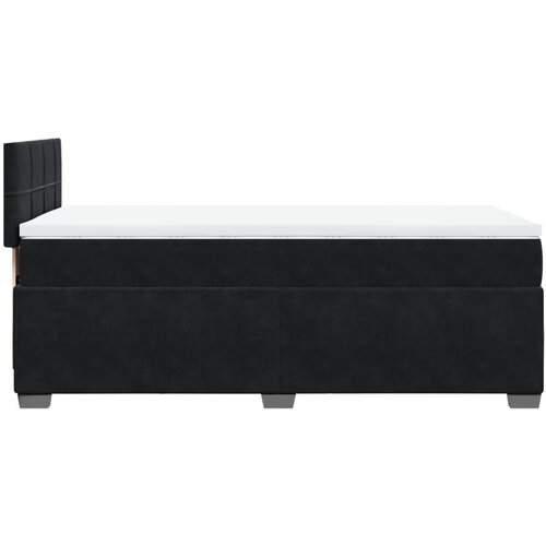 Box spring krevet s madracem crni 80 x 200 cm bar&amp;scaron;unasti Slike