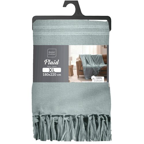Douceur d int&amp;eacute;rieur Zeleno bombažno pregrinjalo 180x220 cm Lilia &amp;ndash; Slike