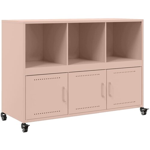 Maison Chic Komoda - Predalnik roza 100,5x39x72 cm jeklo, (21715891) Cene