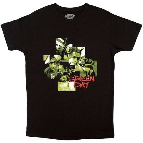 Green Day Košulja Photo Montage Unisex Black S