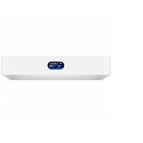 Ubiquiti Compact UniFi Cloud Gateway with a full suite of advanced routing and security features:Runs UniFi Network for full-stack network management;Manages 30+ UniFi devices and 300+ clients;1 Gbps routing with IDS/IPS; Multi-WAN load balancing Cene