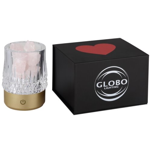 Globo 21044 - LIZZY stona LED lampa, prigu&amp;scaron;iva, sa dodirnim upravljanjem, punjiva, LED/1W/5V, 1200 mAh, zlatna Slike