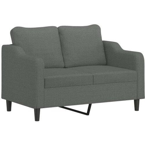 vidaXL 2-dijelni set sofa s jastucima tamnosivi od tkanine Cene