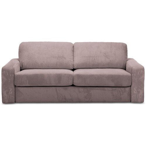 Makamii Prljavo roza sklopiva sofa od samta 195 cm Nona &amp;ndash; Slike
