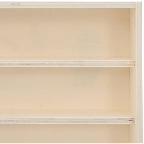  Drvena kolekcionarska vitrina sa 6 polica 100x9x55 cm Slike