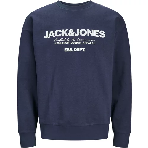 Jack & Jones Sweater majica 'GALE' mornarsko plava / bijela