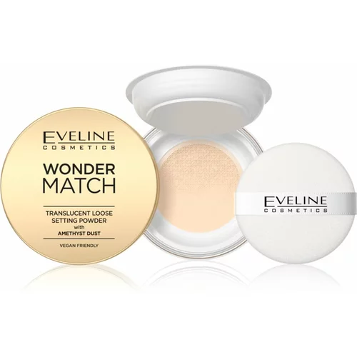 Eveline Cosmetics Wonder Match prozirni puder za učvršćivanje 6 g