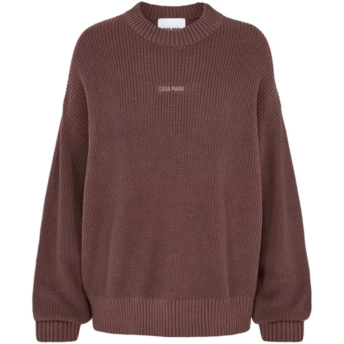 Casa Mara Sweater majica 'Big Knit' smeđa