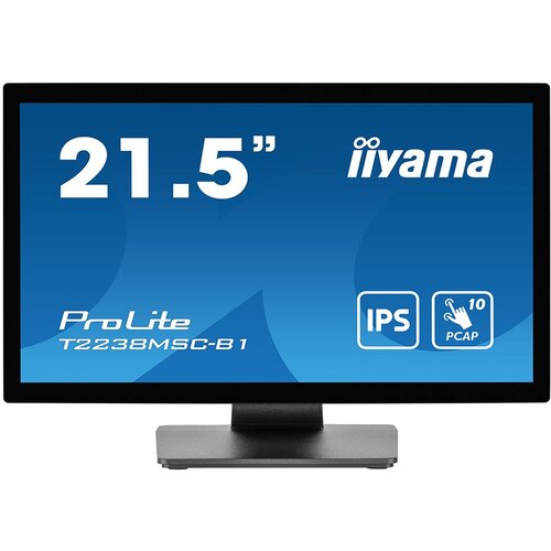 Iiyama ProLite T2238MSC-B1 computer monitor 54.6 cm (21.5") 1920 x 1080 pixels Full HD LED Touchscreen Black Cene