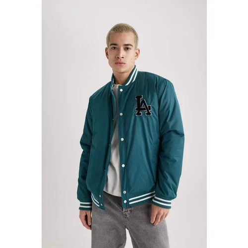 Defacto Regular Fit College Collar Bomber Coat