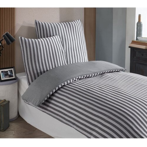 Mijolnir Antracitno siva posteljina za krevet za jednu osobu 140x200 cm Road Potlu – Cijene