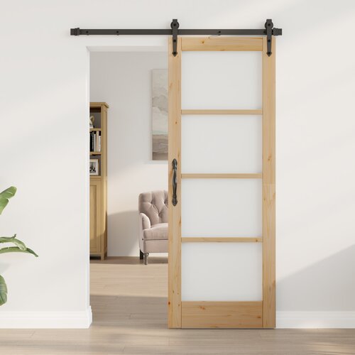 VidaXL Notranja vrata z steklom &amp;quot;ORKDAL&amp;quot; 73,5x198,5x4 cm Trden bor Slike