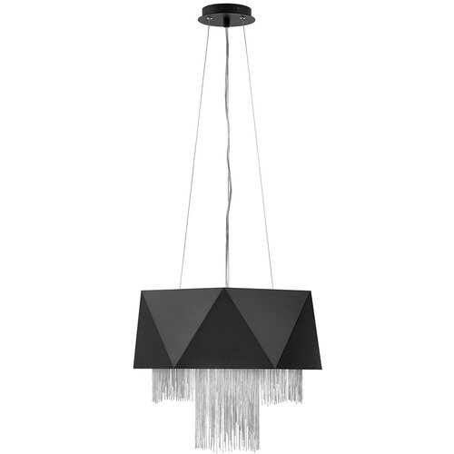 Elstead Lighting Elstead Zuma Viseča svetilka s 6 lučmi, satenasto črna, srebrna, E27, (22098652) Cene