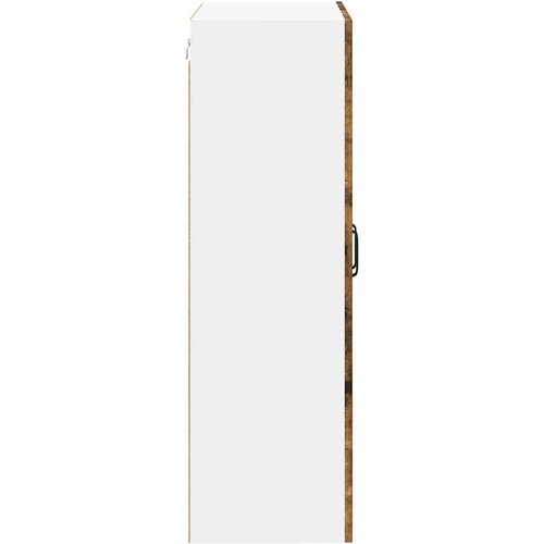  Zidni stakleni ormarić Dimljeni hrast 60 x 31 x 100 cm Slike