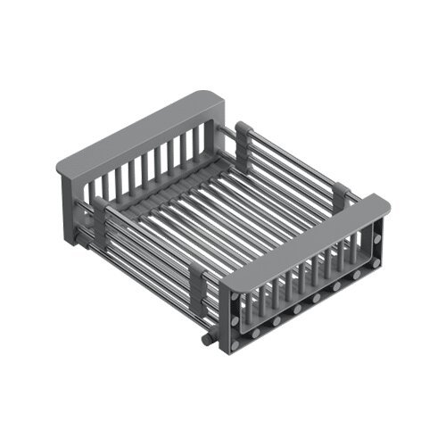 Quadron ocjedna košara BASKET boja steel/grey handles, 305-440x225x92 Cijene