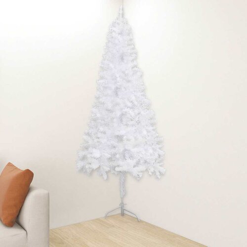  Umjetna božićna drvca PVC, Steel White Slike