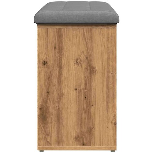 vidaXL Lavica za čevlje Artisan Oak 102x32x50 cm Inženirski les Cene