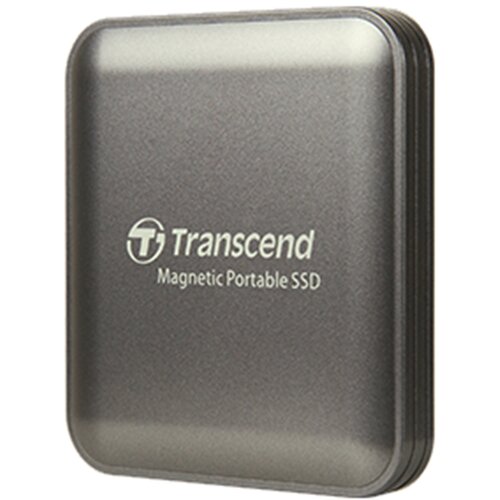 Transcend 1TB, External SSD, ESD420C, USB 3.2 Gen 2x2 (up to 20Gb/s), USB Type-C, Supports MagSafe, Write up to 2,000 MB/s, Read up to 2,000 MB/s, Iron Gray TS1TESD420C Cene
