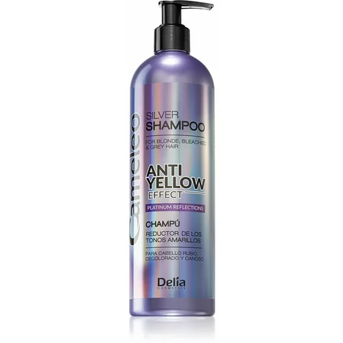 Delia Cosmetics Cameleo Anti-Yellow Effect šampon za neutraliziranje bakrenih tonova za plavu i sijedu kosu 500 ml