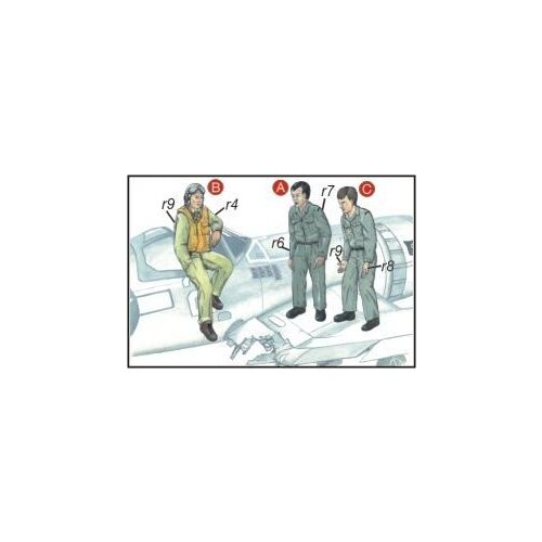 Special-Hobby US Navy Mechanics (2 fig.) And Pilot WW II, (21287470) Slike