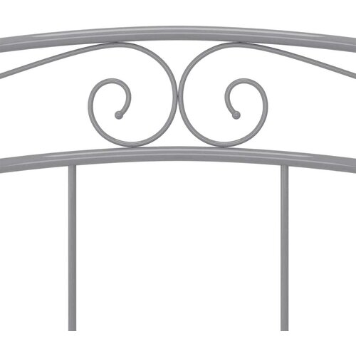  Za krevet sivi metalni 200 x 200 cm Slike