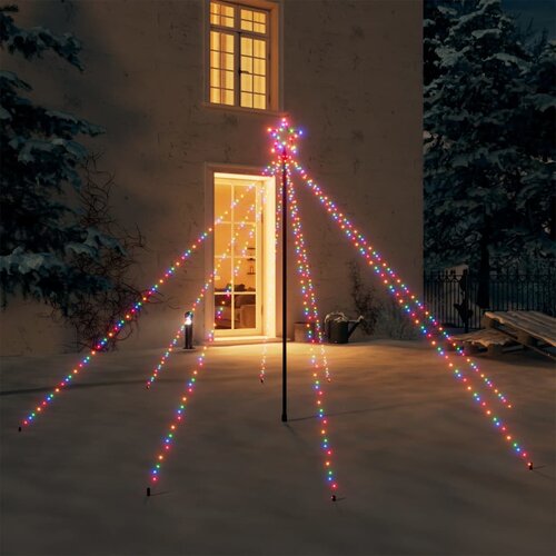 VidaXL Novoletna jelka iz lučk notranje/zunanja 400 LED barvita 2,5 m Slike
