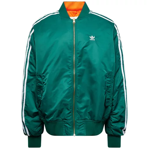 Adidas Prehodna jakna jelka / oranžna / bela