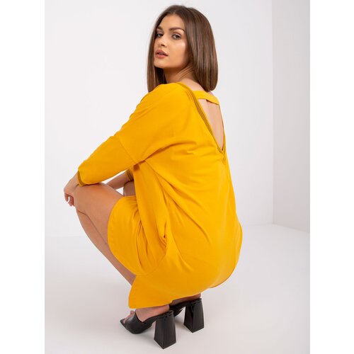 RUE PARIS Dress-RV-SK-7555.26X-Light Orange Cene