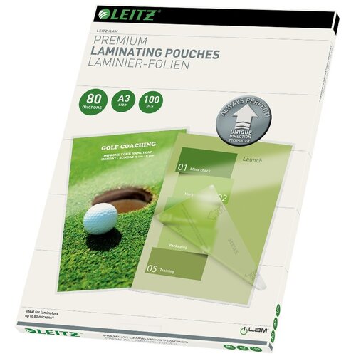 Leitz Komplet 100 žepkov za plastificiranje, A3, 80 mic Cene