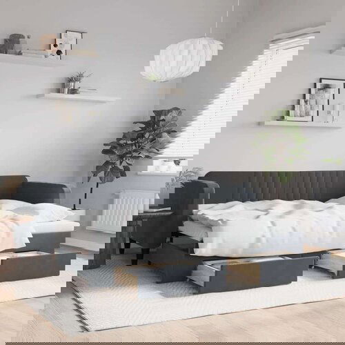  Dnevni krevet na razvlačenje i ladice tamnosivi 80x200 cm Cijene