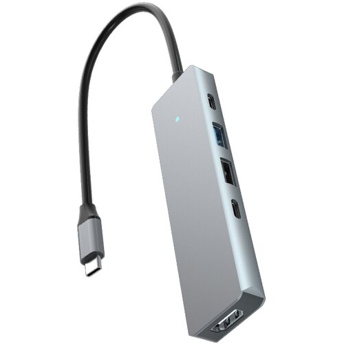 INF 9-v-1 usb-c zvezdi&amp;scaron;če s hdmi, polnjenjem pd in bralnikom kartic sd/tf, (21778809) Slike