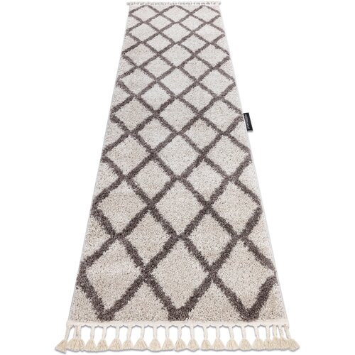 RugsX Preproge Tekač, Tekač BERBER TROIK krem - za 70x300 cm Bež Cene