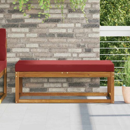  Jastuk za sjedalo boja crnog vina 115 x 40 x 8 cm - boja crnog vina 115 x 40 cm Cijene