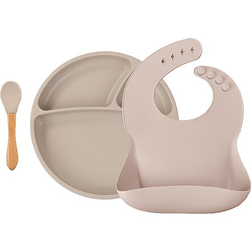 Minikoioi BLW II Bubble Beige jedilni set Cene