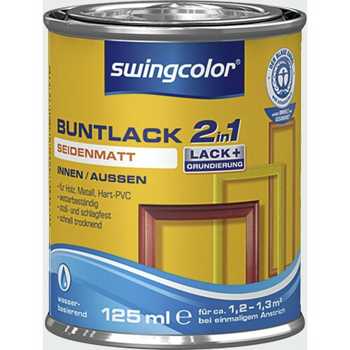 SWINGCOLOR Akrilni barvni lak (svilenkasto mat, barva: umazano bela, 125 ml) Slike