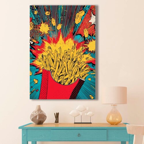 WALLXPERT Dekorativna slika na platnu, 45x70cm, Šareno Cene