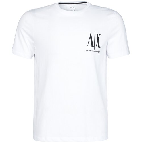 Armani Exchange Majice s kratkimi rokavi 8NZTPH-ZJH4Z Bela Slike