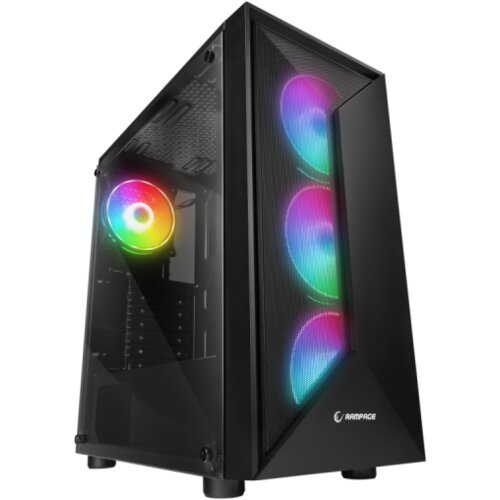 Rampage Kući&scaron;te gaming TRIANGLE, ATX, ventilatori 4x120mm, Auto RGB, glass, Mid-Tower, 38983 Cijene
