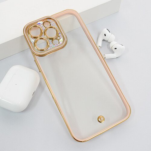  Maska za iPhone 16 Pro Max Luxury Crystal Clear roze Cene