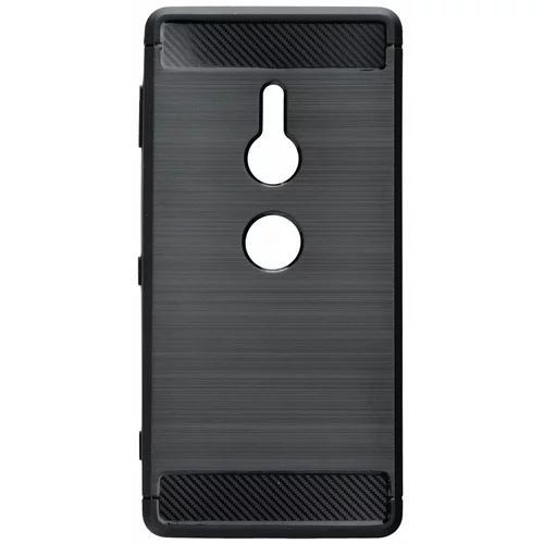  Gumijasti / gel etui Carbon za Sony Xperia XZ3 - črni