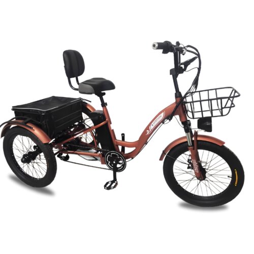 Emotion električni tricikl rider, 20", braon Cene
