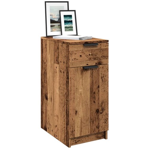 vidaXL Ormarić za radni stol boja staro drvo 33x50x75 cm drveni Cijene