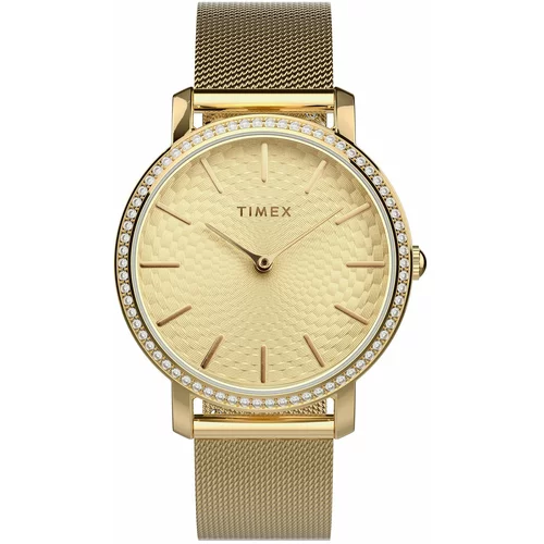 Timex Ročna ura City TW2V52200 Gold