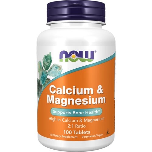 Now Foods Kalcij in Magnezij NOW (100 tablet) Cene
