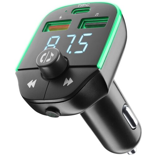 Cellular Line Celularline FM oddajnik Bluetooth z in BTCARFMTRANSK funkcijami polnjenja, predvajanja glasbe prostorocnega klica. Cene