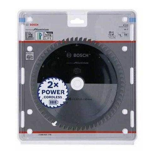 Bosch standard for aluminium list kružne testere za akumulatorske testere 2608837776 Slike