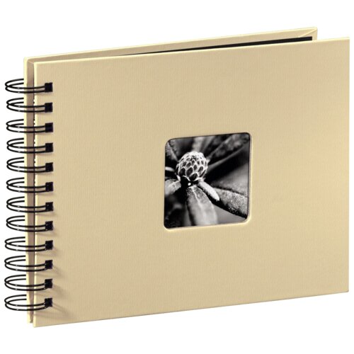 Hama fine art spiral taupe 24x17 50 black pages 113675 Slike