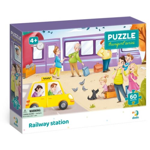 Dodo puzzle železnička stanica, 60 komada ( A066213 ) Slike