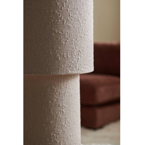 Ellos Home Kremno bela boucl&amp;eacute; stoječa svetilka (vi&amp;scaron;ina 119 cm) Philo &amp;ndash; Slike