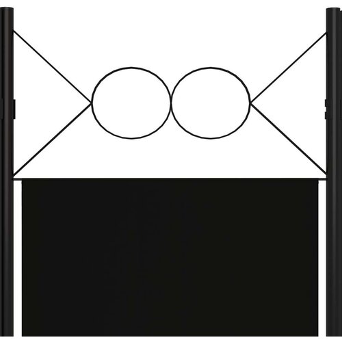 VidaXL Paravan 3-delni črn 120x180 cm Slike
